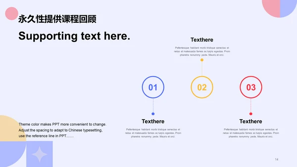 蓝色简约扁平教育培训培训课件