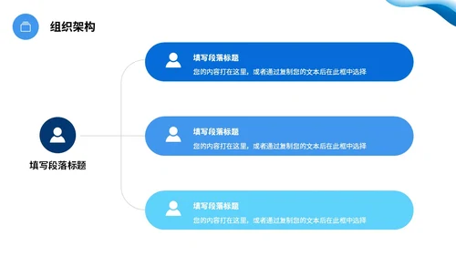 蓝色渐变简约流体翻转形状公司简介产品介绍PPT公司介绍