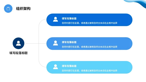 蓝色渐变简约流体翻转形状公司简介产品介绍PPT公司介绍