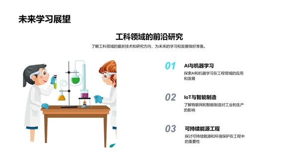 工科知识引导与实践PPT模板