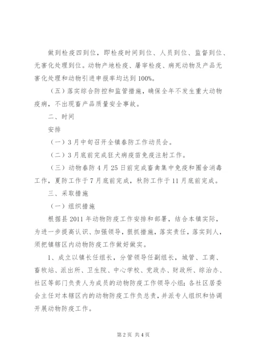 乡镇动物防疫工作方案.docx