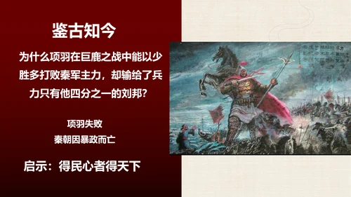 秦始皇历史课通用PPT模板