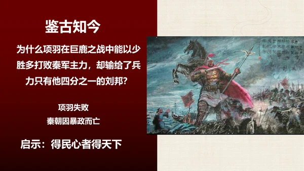 秦始皇历史课通用PPT模板