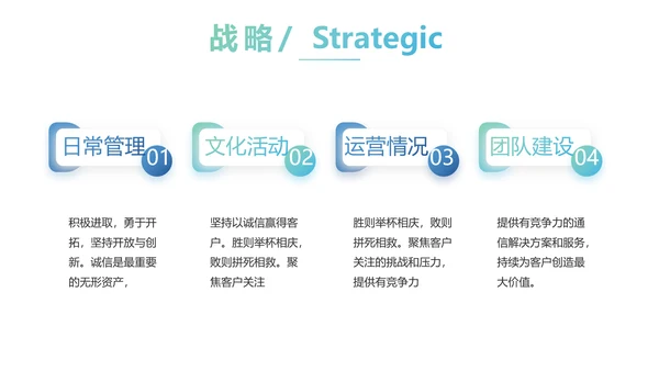 蓝色大气企业公司宣传动态PPT模板