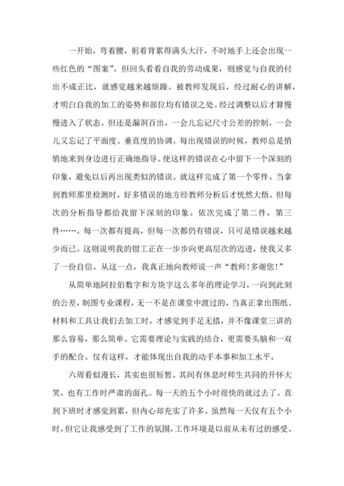 金工实习心得大学生论文大全.docx