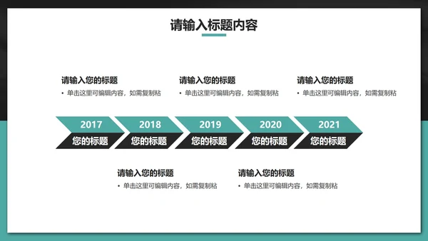 简约经典商务工作汇报PPT模板