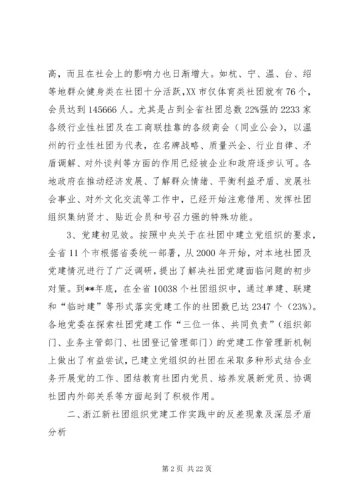 新社团组织党建研究思考.docx