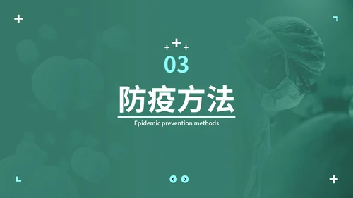 防疫抗疫高级实景精品主题PPT模板