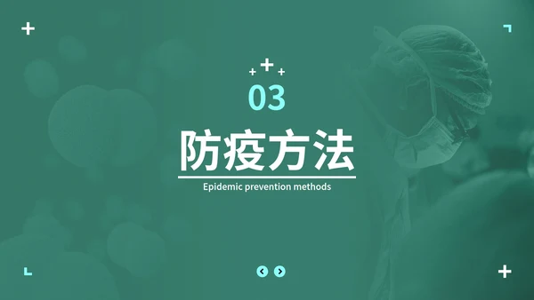 防疫抗疫高级实景精品主题PPT模板