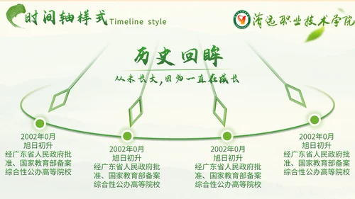 清远职业技术学院校园通用PPT模板