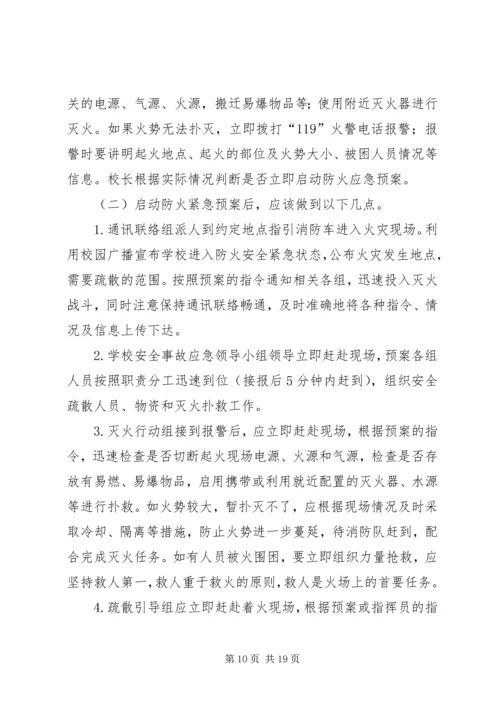 防火安全应急预案.docx