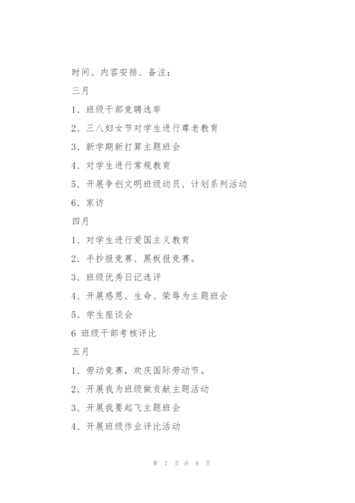 小学五年级下学期班主任工作计划范文.docx