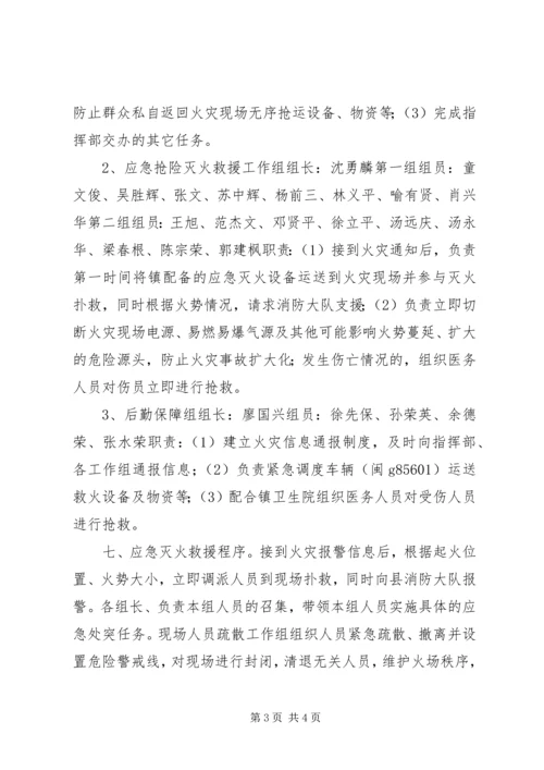 镇消防安全应急预案.docx