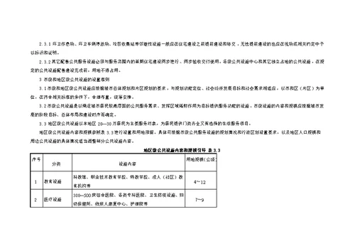 南京市公共设施配套规划标准