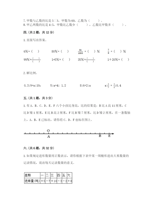 浙教版数学小升初模拟试卷含答案（黄金题型）.docx
