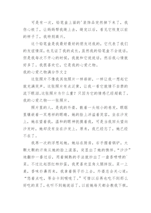 我的心爱之物满分作文.docx