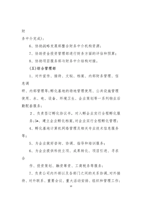 孵化器内部管理制度与流程.docx