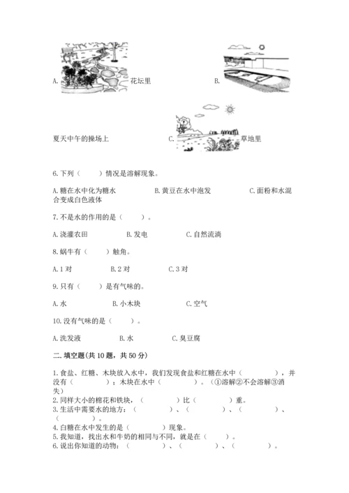 教科版一年级下册科学期末测试卷附参考答案（培优b卷）.docx