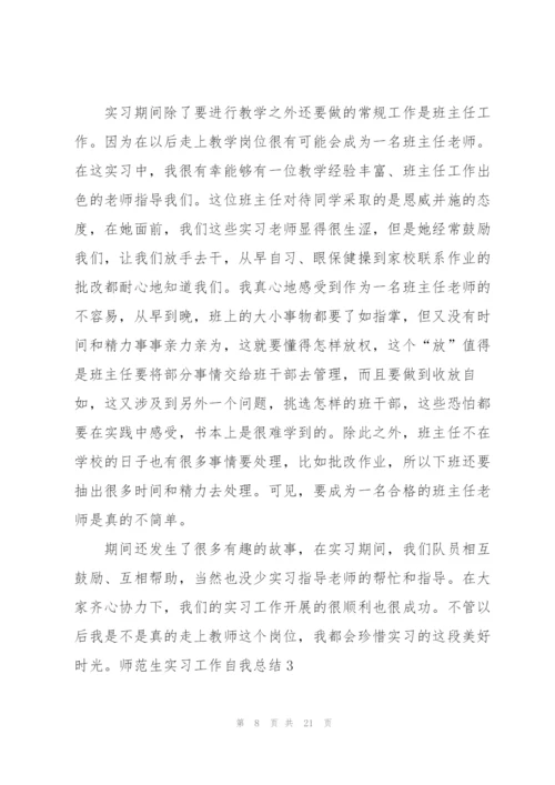 师范生实习工作自我总结.docx