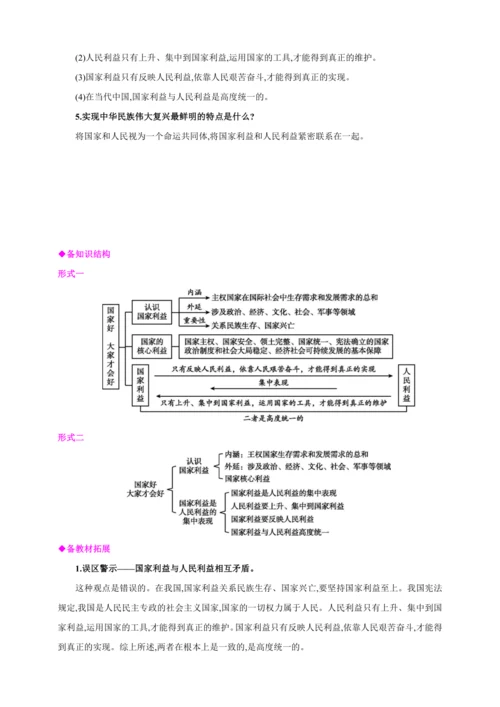 8.1国家好 大家才会好【2024秋八上道法精彩课堂（教案+素材）】