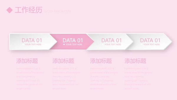 粉色小清新护士专用幻灯片动态PPT模板