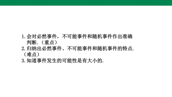 25.1.1  随机事件 课件(共19张PPT)