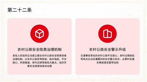 农村公路条例PPT课件