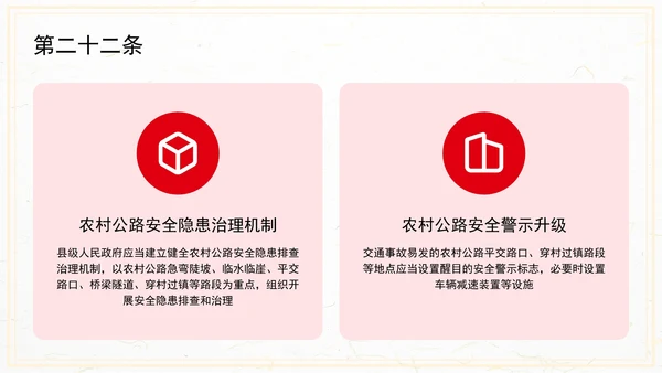 农村公路条例PPT课件