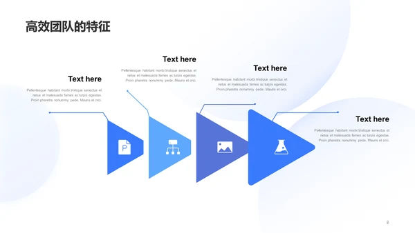 蓝色简约团队建设管理培训案例