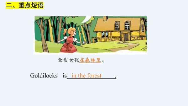 Unit 1 Goldilocks and the three bears期末核心考点集训--译林版