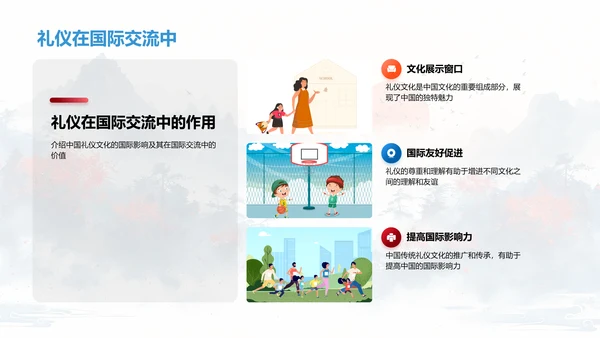 中国礼仪文化讲座PPT模板