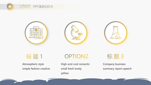 蓝色简约儿科消化科工作总结动态PPT模板