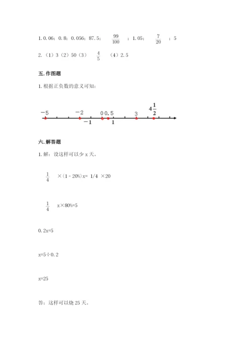 人教版六年级下册数学期末测试卷【新题速递】.docx