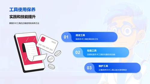 手术全程指导教学PPT模板