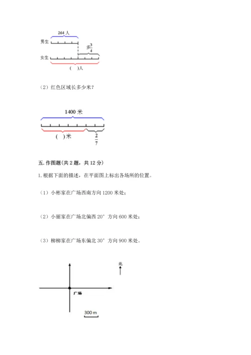 人教版六年级上册数学期中测试卷附答案【精练】.docx