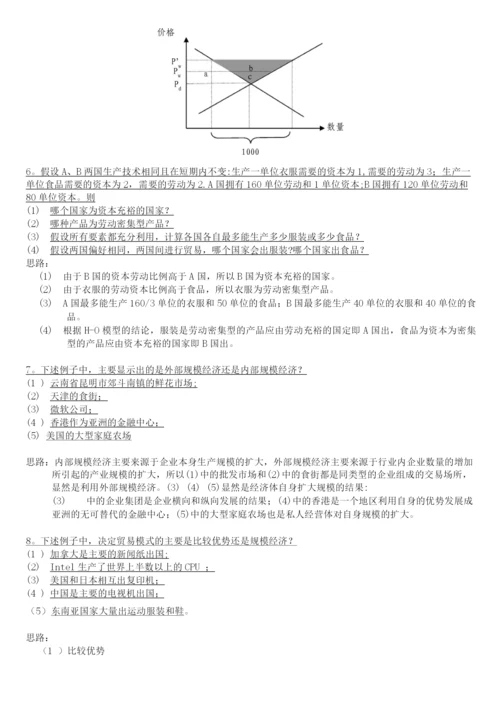 国际贸易(海闻版)复习资料.docx