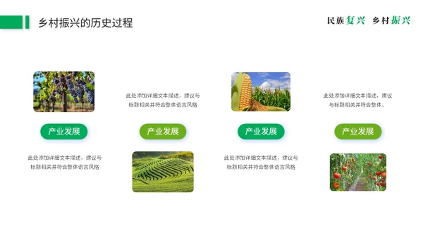 绿色简约商务乡村振兴建设新农村农业发展党课ppt模板