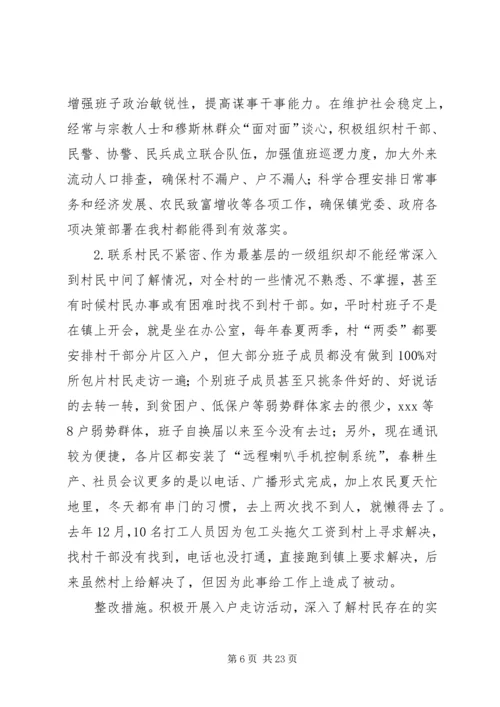 村党支部问题清单.docx