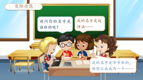 统编版三年级语文上册第四单元 口语交际：名字里的故事  课件