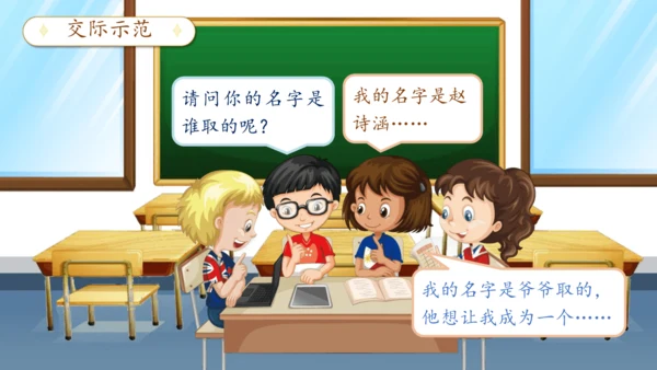 统编版三年级语文上册第四单元 口语交际：名字里的故事  课件