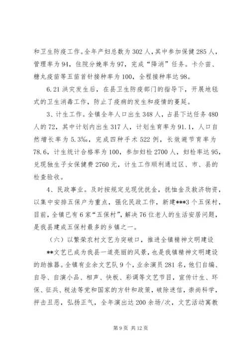 乡镇政府年度工作总结.docx