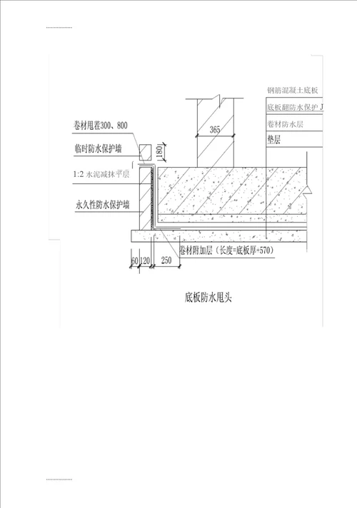 l蒋辛屯713楼地下卷材防水施工方案