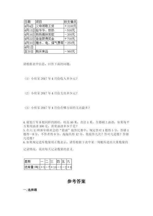 小升初六年级期末测试卷【考点提分】.docx