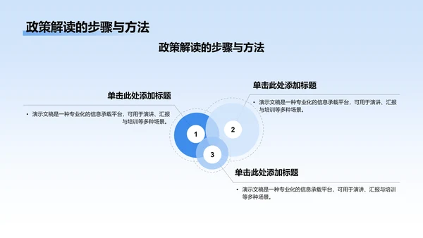 蓝色党政风政策解读培训课件PPT