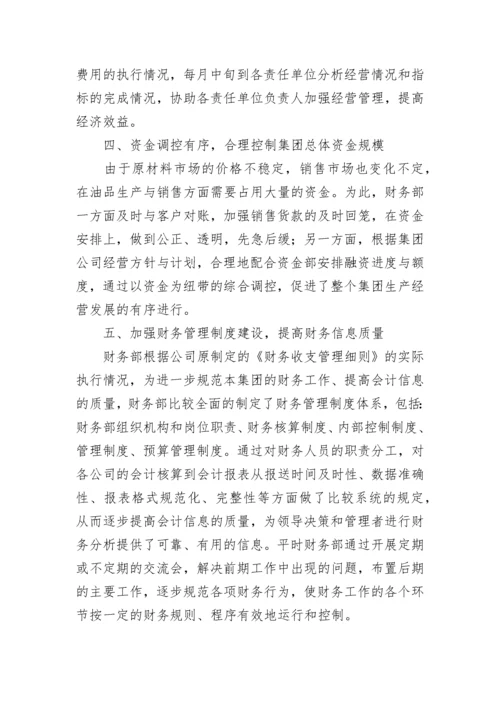 公司财务部工作总结.docx