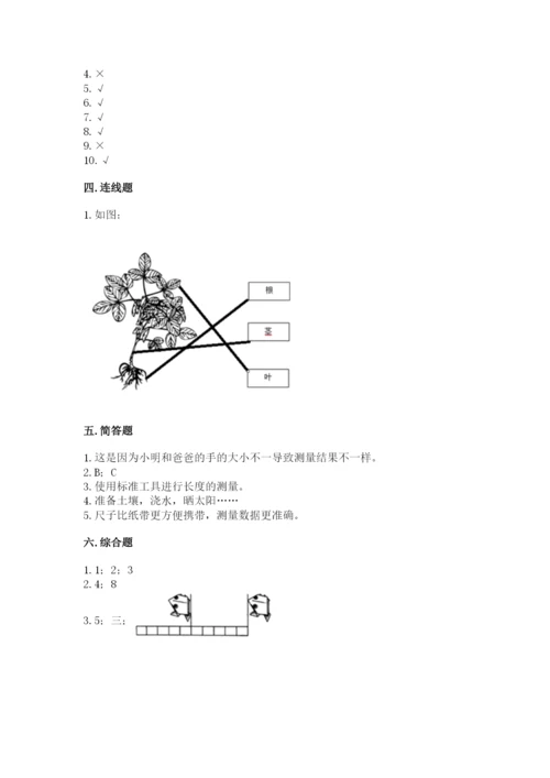 教科版一年级上册科学期末测试卷（能力提升）word版.docx