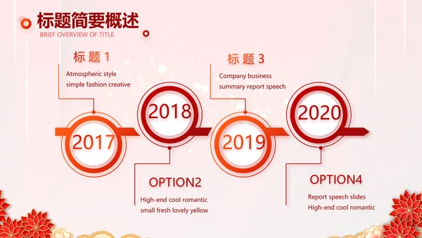 红色迎新春春节晚会年会PPT