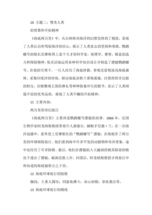 50个知识点导读《海底两万里》.docx