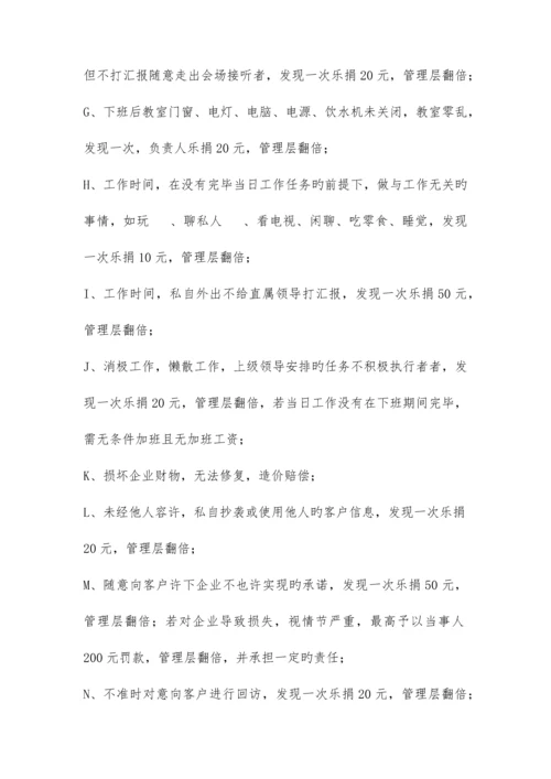 培训机构员工规章制度.docx