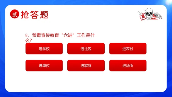 国际禁毒日禁毒知识竞赛禁毒PPT课件禁毒日（禁毒）